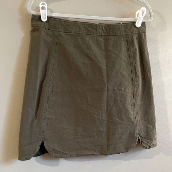 Mo:Vint womens olive green skirt Sz L - Picture 1 of 6